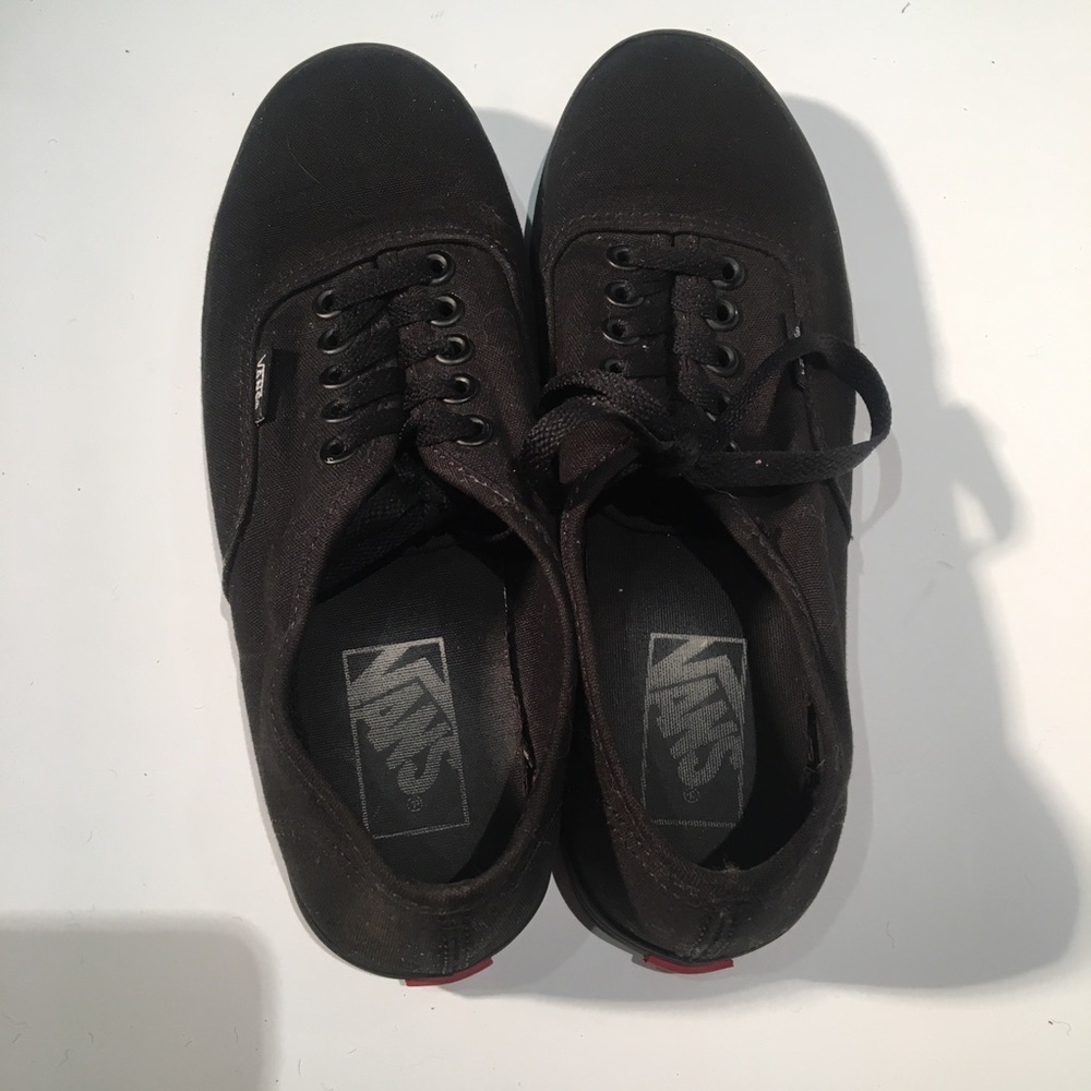 Vans All Black Canvas Sneakers